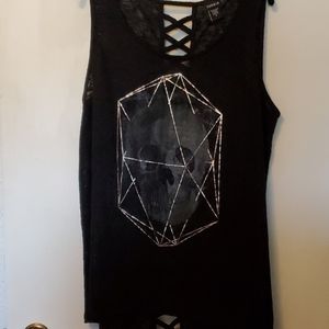 Skull tank top